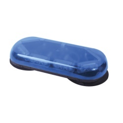 EPCOM INDUSTRIAL SIGNALING X605-B Mini Barra de luces con 24 LED Color Azul y Montaje de Succion e Iman