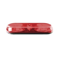 EPCOM INDUSTRIAL SIGNALING X606-SR Mini Barra de Luces Serie X606S con 18 LED Color Rojo Montaje Succion e Iman