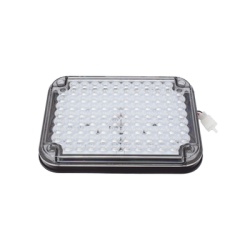 EPCOM INDUSTRIAL SIGNALING XLTE515RW Luz de Advertencia de 9X7" Bicolor Rojo/Claro Ideal para Ambulancias