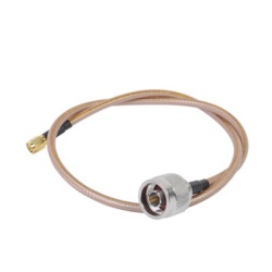 EPCOM INDUSTRIAL SN142KSMAI60 Jumper con Cable LP142 de 60 cm (23.62 Pulgadas) con Conectores N Macho a SMA Inverso Macho (Hasta 8GHz)
