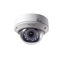 EPCOM LD-1200-V Domo Analógico 1200 TVL / Exterior IP66 / Lente Varifocal 2.8 a 12 mm / IK10 / 30 mts IR