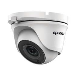 EPCOM LE7-TURBO-G2 Eyeball TURBOHD 1 Megapixel (720p) / METALICA / Gran Angular 92° / Lente 2.8 mm / IR Inteligente 20 mts / Exterior IP66 / TVI-AHD-CVI-CVBS / dWDR