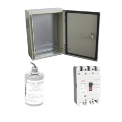EPCOM PL100ACA Kit de Centro de Carga Trifasico Para Corriente Alterna Breaker de hasta 690 Vc de 100 A con Supresor de Descargas Atmosfericas.
