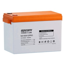 EPCOM POWER LINE BY RITAR NA160A12PRO Bateria de Iones de Sodio Ciclo Profundo / 12 Vcc 160 Ah / 1920 Wh / 8000 Ciclos / IP65 / Solar Marina Respaldo