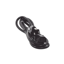 EPCOM POWERLINE AC-CORD-1.5M Cable de Alimentación Trifásico / 1.5 m (4.9 ft) / IEC 320C13 a NEMA 5-15P / 18 AWG / 120-240 Vca
