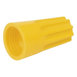 EPCOM POWERLINE AE-000-25 Capuchón Roscable para Cable / 10 AWG / Amarillo / 25 Piezas / 22.7 x 10.0 x 13.0 mm