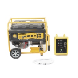 EPCOM POWERLINE EPGEN7000ATS Generador a Gasolina / Planta de Emergencia con Encendido Automatico 6.5KW 220Vac 2 Fases Jaula con Ruedas para Facil Traslado
