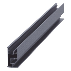 EPCOM POWERLINE EPL-SR7-2100-R Riel de montaje fotovoltaico / Aluminio anodizado / 2100 mm (6.89 ft) / Perfil 7 / Resistente a condiciones climáticas