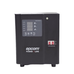 EPCOM POWERLINE EPL3K1FVR Regulador de Voltaje Industrial Monofasico Ferroresonante 3 kVA/3 kW 120 V / Entrada 96-144 Vca / Salida 117.6- 122.4 Vca