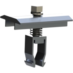 EPCOM POWERLINE EPLMC5NTAL50 Sujetador intermedio / Aluminio anodizado / Ajuste 25-40 mm / Riel 21 mm / Montaje paneles solares