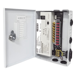 EPCOM POWERLINE NXP9DC16HD Fuente de Alimentación Profesional / 9 Canales / 16 A Total / 1.8 A por Canal / 11-15 VCC Ajustable / 200 W / Filtro de Ruido por Canal
