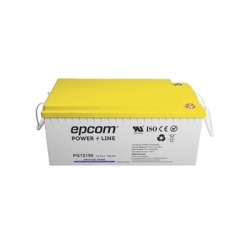 EPCOM POWERLINE PG12150 Bateria de GEL PURO OPzV / 12 V @ 150 Ah / Ciclo profundo / Uso en Aplicaciones Fotovoltaicas y de Respaldo