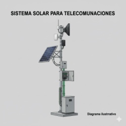 EPCOM POWERLINE PL1224G2RV2 Kit Solar PoE / 225 W / 24 Vcc / 2 Salidas / 120 Ah / 48 h Autonomía