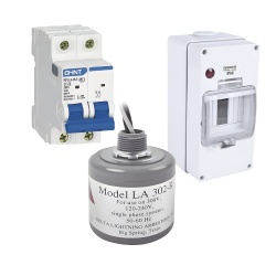 EPCOM POWERLINE PL16ACA Kit de Centro de Carga AC / Supresor de Picos / 400 Vca / 16 A / 2 Polos / 5 ns