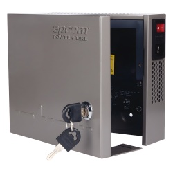 EPCOM POWERLINE PLEX46A Fuente de alimentación de ALTO RENDIMIENTO de 11 - 15 Vcc @ 6 Amper, con capacidad de 4 a 8 cámaras , con voltaje de entrada de: 85-264 Vca