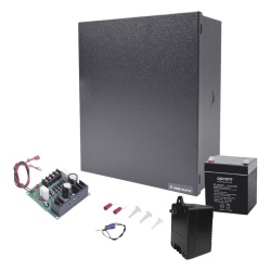 EPCOM POWERLINE PRO-12V-1AK Fuente de Poder para Control de Acceso / 12 Vcc / 1A / Supresión de Voltaje 110-130 Vca / Batería de Respaldo 4 Ah / Uso en Interiores