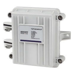 EPCOM POWERLINE TX-POE-648-OUT Protector PoE para exterior / IP65 / Gigabit 10/100/1000 Mbps / 48V / 5kA / -40 a 80°C