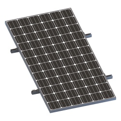 EPCOM POWERLINE VEKTORMINIKIT1X1 Kit de Montaje para Panel Solar / Arreglo 1x1 / Rieles de Aluminio Anodizado / Módulos de 35 mm / Instalación en Techos Planos