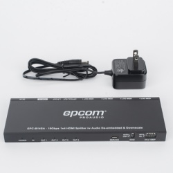 EPCOM PROAUDIO EPC-B14SA Splitter HDMI / 1x4 Salidas Simultáneas / 4K@60Hz 4:4:4 / HDMI 2.0b / Extractor de Audio Óptico y Analógico / Down Scaler 4K a 1080p / HDCP 2.2 / 18 Gbps - Img 9