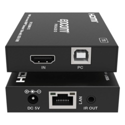 EPCOM PROAUDIO EPC-E5200K Kit Extensor HDMI KVM / Sobre IP / 150 m (492.1 ft) / Cat5e/6 / 1080p@60Hz / H.265 / HDCP 1.4 / IR / USB - Img 4