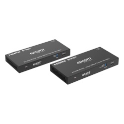 EPCOM PROAUDIO EPC-EHB150U2 Kit Extensor HDMI con KVM | 4K@60Hz 4:4:4 | 150m en 1080 | 120m en 4K | HDBaseT | USB 2.0 | IR Bidireccional | POC | EDID