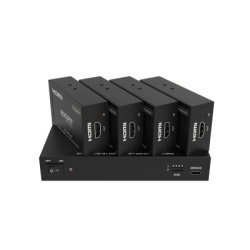 EPCOM PROAUDIO EPC-SPB14E70 Splitter Extensor 1x4 | 4K@60Hz a 60m | 4K@30Hz a 70m | Cable Cat6Â | EDID | HDCP 2.2 | Salida Loop