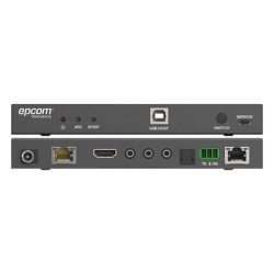 EPCOM PROAUDIO EPP-EHB100AU Kit Extensor HDMI | 4K2K@60HZ | HDR 4:4:4 | HDBaseT | 100M | Salida de Audio | HDCP 2.2 | IR Bidireccional | Admite la funcion USB KVM - Img 5