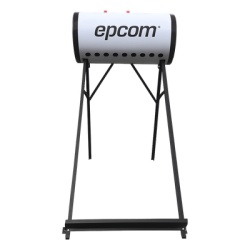 EPCOM STELPWH90INC Boiler Solar SIN TUBOS de 90L Baja Presion Termotanque Inoxidable de Grado Alimenticio Resistentes a Granizo de Hasta 25 mm/ l Incluye Anodo de Magnesio