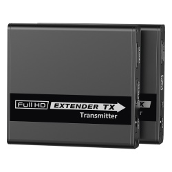 EPCOM TITANIUM TT223 Kit Extensor HDMI para distancias de 70 metros / Soporta resoluciones 720 y 1080P @ 60 Hz / Cat 6 6a y 7 / Cero Latencia / Uso 24/7 / HDR10 / Salida Loop / Configuracion EDID / So