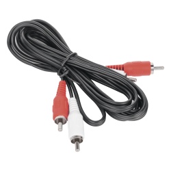EPCOM TITANIUM TT2RCA2M Cable RCA Macho a Macho de 2 Metros de Longitud / Aplicaciones de Audio y Video Optimizado para HD