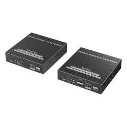 EPCOM TITANIUM TT582KVM Kit Extensor KVM (HDMI y USB) hasta 120 metros | Transmite el Video y Controla tu DVR via USB a distancia | Soporta resolucion 4K @60Hz | Cat 6 6a y 7 | Salida Loop en el Tx pa