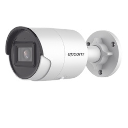 EPCOM XB24S Bala IP 4 Megapixel / Lente 2.8 mm / 40 mts IR EXIR / IP67 / WDR 120 dB / PoE / Microfono Integrado / ACUSENSE (Filtro de Falsas Alarmas) / Ultra Baja Iluminacion