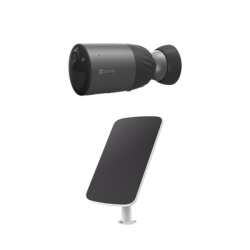 EZVIZ CS-BC1C/K Kit de Camara de Bateria Recargable (No Cables) / WiFi / Memoria Interna de 32 GB / Incluye 1 pieza de CS-BC1C y 1 Pieza de CS-CMT-SOLARPANEL-C