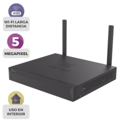 EZVIZ CSX5S/4W NVR 3K (5 Megapixel) / Para 4 Camaras / 2 antenas Wi-Fi / Compresion H.265 / Almacenamiento hasta 8TB / Salida HDMI-VGA / Compatible ONVIF
