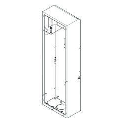 FAAC 406019 Gabinete sin Tapa para Barrera FAAC 615