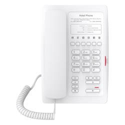 FANVIL H3WW Telefono IP WiFi para Hoteleria profesional con 6 teclas programables para servicio rapido (Hotline) plantilla personalizable con PoE