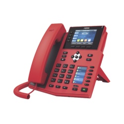 FANVIL X5U-R Telefono IP Empresarial con Estandares Europeos 16 lineas SIP con pantalla LCD de 3.5" a color 6 teclas DSS/BLF puertos Gigabit IPv6 Opus y conferencia de 3 vias PoE/DC (incluye fuente).