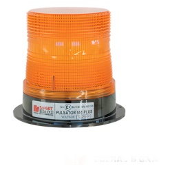 FEDERAL SIGNAL 211-694-02 Estrobo PULSATOR(R); 551 PLUS Faro de Flash Sencillo con Montaje Permanente Color Ambar 8 J 12-48 Vcc