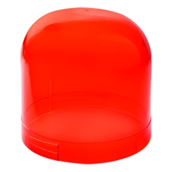 FEDERAL SIGNAL 448-500-04 Domo de reemplazo para luz giratoria Sentry color rojo