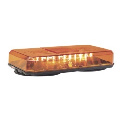 FEDERAL SIGNAL 454-100-HL02 Mini barra de luces Highlighter LED color Ambar Montaje de Succion e Iman Ideal para Seguridad Privada