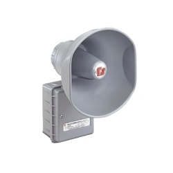 FEDERAL SIGNAL INDUSTRIAL AM300 AudioMasterÂ® Altavoz de bocina reentrante para megafonia y anunciamiento publico 15 W de Potencia Listado contra incendios UL Color Gris
