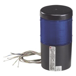 FEDERAL SIGNAL INDUSTRIAL LSLD-024-B Módulo de luz LED / 24 Vcc / Azul / Montaje superficie o tubería NPT 3/4" / Vida útil 50,000 hrs / IP65