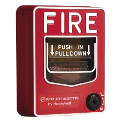 FIRE-LITE W-BG12LX Estacion manual de incendio inalambrica direccionable de doble accion con reinicio por llave red de malla SWIFT
