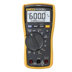 FLUKE FLUKE-117 Multimetro Digital para Electricista con Detector de Voltaje sin Contacto Uso con Voltaje Maximo de 600 V Pantalla LED Retroiluminada