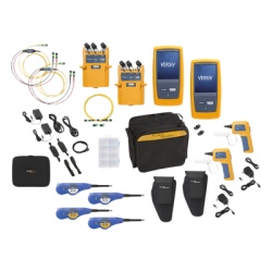 FLUKE NETWORKS CFM-100SIINTL Certificador de Fibra Optica MPO MMC Pinned/Unpinned CertiFiber Max / Test Set de Perdida Optica / 24 Fibras en 1 Segundo / Sistema Versiv / LinkWare Live / Doble Inspecci
