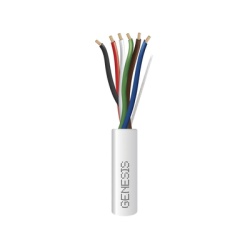GENESIS 2106-1101/1000 Bobina de 305 Metros (1000 Pies) / Cable de Cobre / 6 x 22 AWG / Riser / Tipo CMR-CL3R / Para Aplicaciones de Control de Acceso / Alarmas de Intrusion / Automatizacion / Interfo