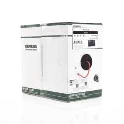GENESIS 4307-1104/1000 Bobina de 305 Metros (1000 Pies) de Alambre / 4 x 18 AWG / Riser / Tipo FPLR-CL3R / Resistente al Fuego / Color Rojo / Para Sistemas Contra Incendio o Sistemas de Evacuacion