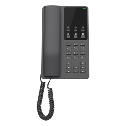 GRANDSTREAM GHP621W Telefono IP Hotelero Wi-Fi 2 lineas SIP con 2 cuentas codec Opus IPV4/IPV6 color negro con gestion en la nube GDMS