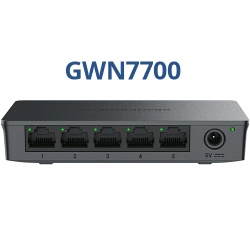 GRANDSTREAM GWN7700 - Switch No Administrable 5 Puertos Gigabit Ethernet/ Diseño Compacto/ Capacidad de 10Gbps de Switching/ Montaje en Pared o Uso de Escritorio/ Indicadores LED Por Puerto/ Carcasa de Plástico - Img 3