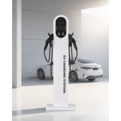 GREENC S03US48A02 Estacion de Carga para Vehiculos Electricos / Tipo Pedestal / Doble Conector Tipo 1 (SAE J1772) / 48 A / 11.5 kW por Puerto / Pantalla LCD 4.3 in (10.9 cm) / RFID / Proteccion IP54 / - Img 6
